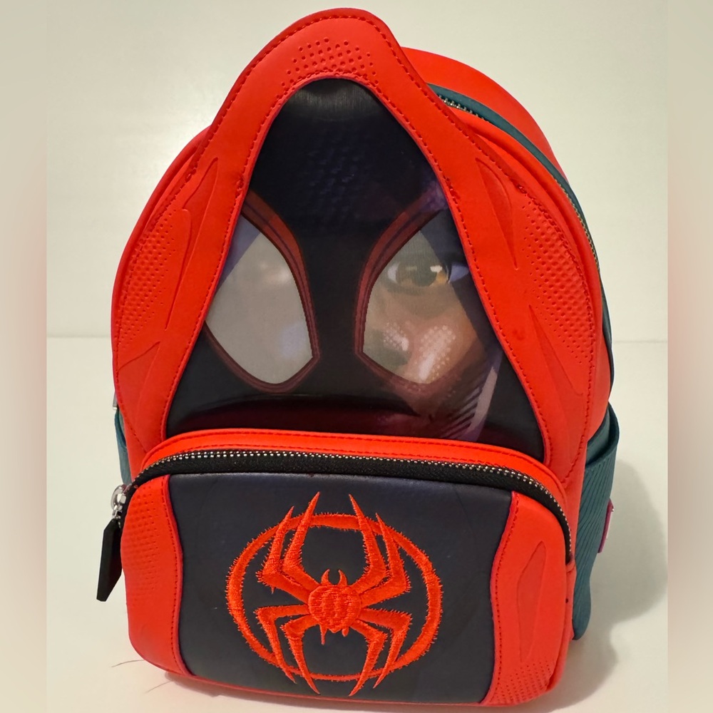 Loungefly Red and Black Spider Backpack